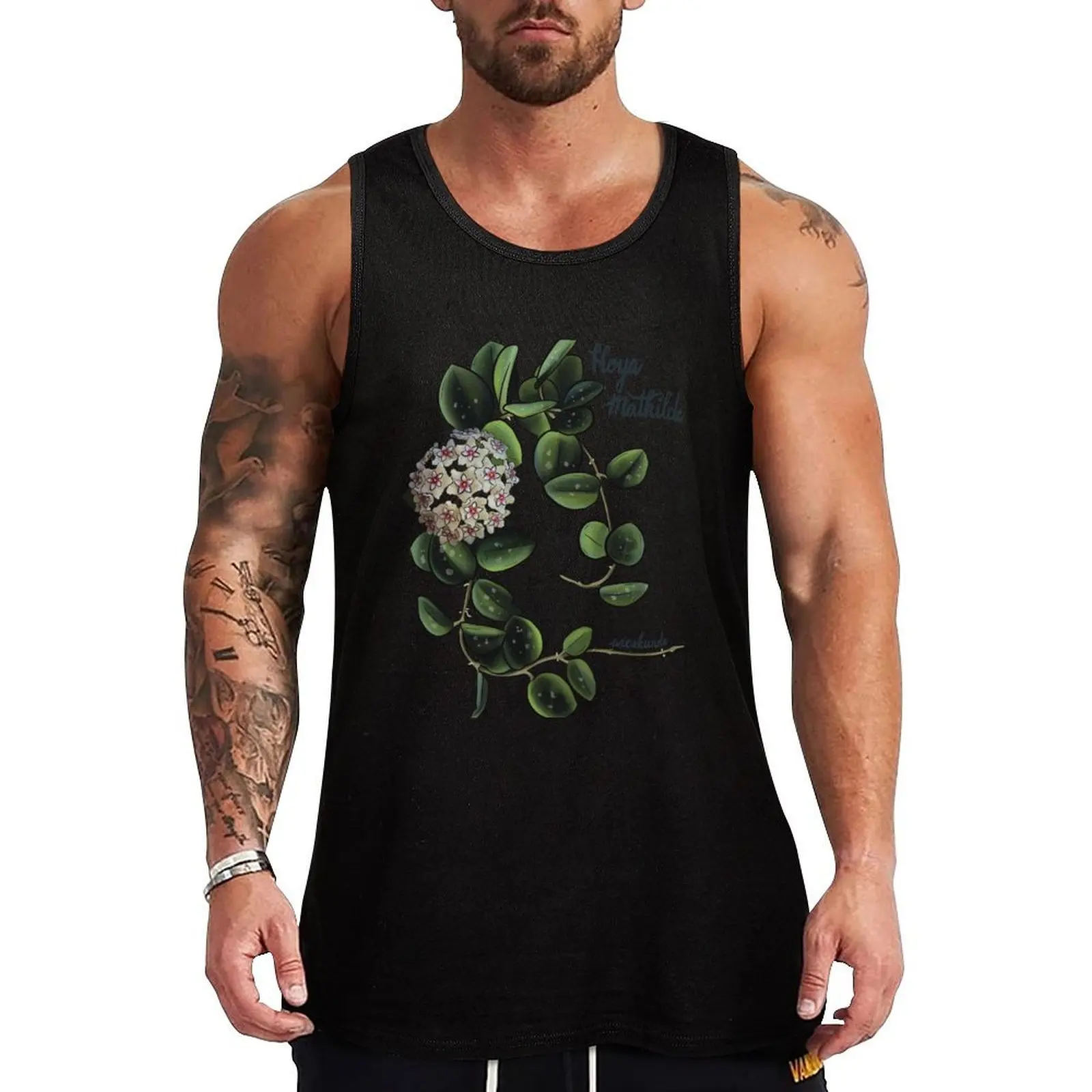 

Hoya mathilde in bloom Tank Top gym t-shirts gym gym accessories men clothes