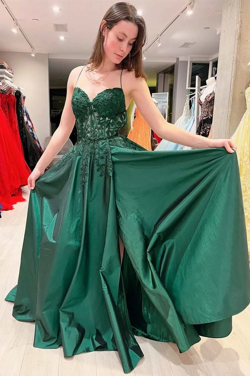 A Line Vestidos De Fiesta Elegantes Para Satin Appliques Prom Dress Long 2024 Sexy Backless Formal Party Dress for Women