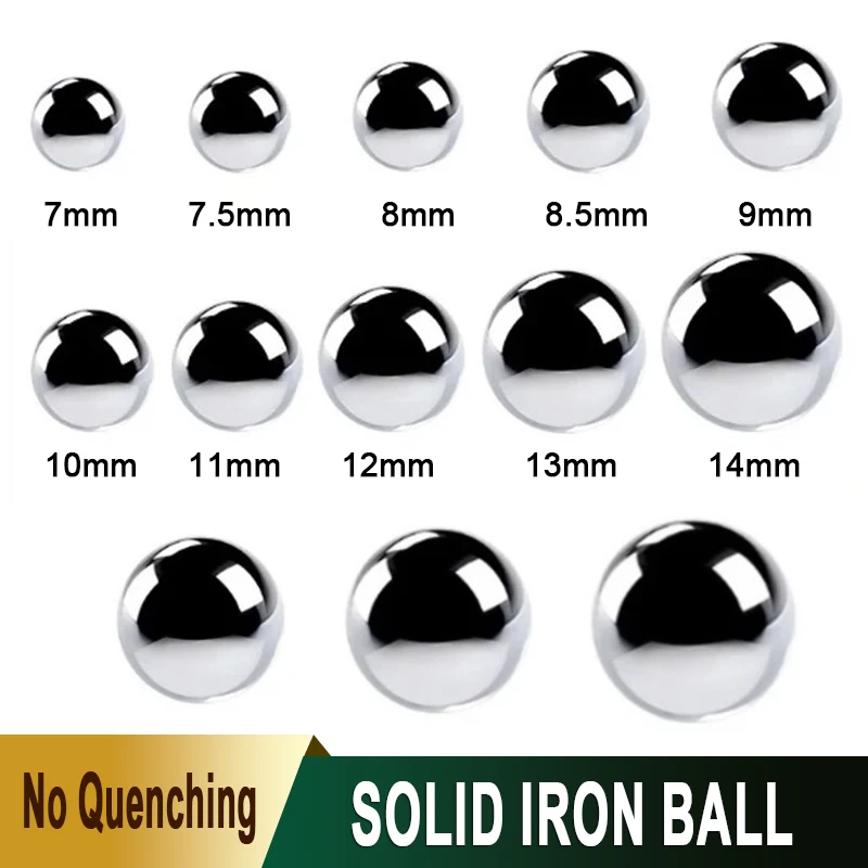 1-100Pcs Solid Q235 Iron Balls With Diameters of 7/8/9/10/11/12/14/15/16/17/18~24mm Are Used for Industrial Processing Welding