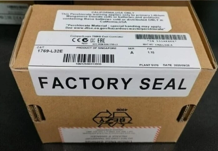 

Brand New Original 1769-L32E EtherNet Processor Module Ser B 1769L32E Fast delivery