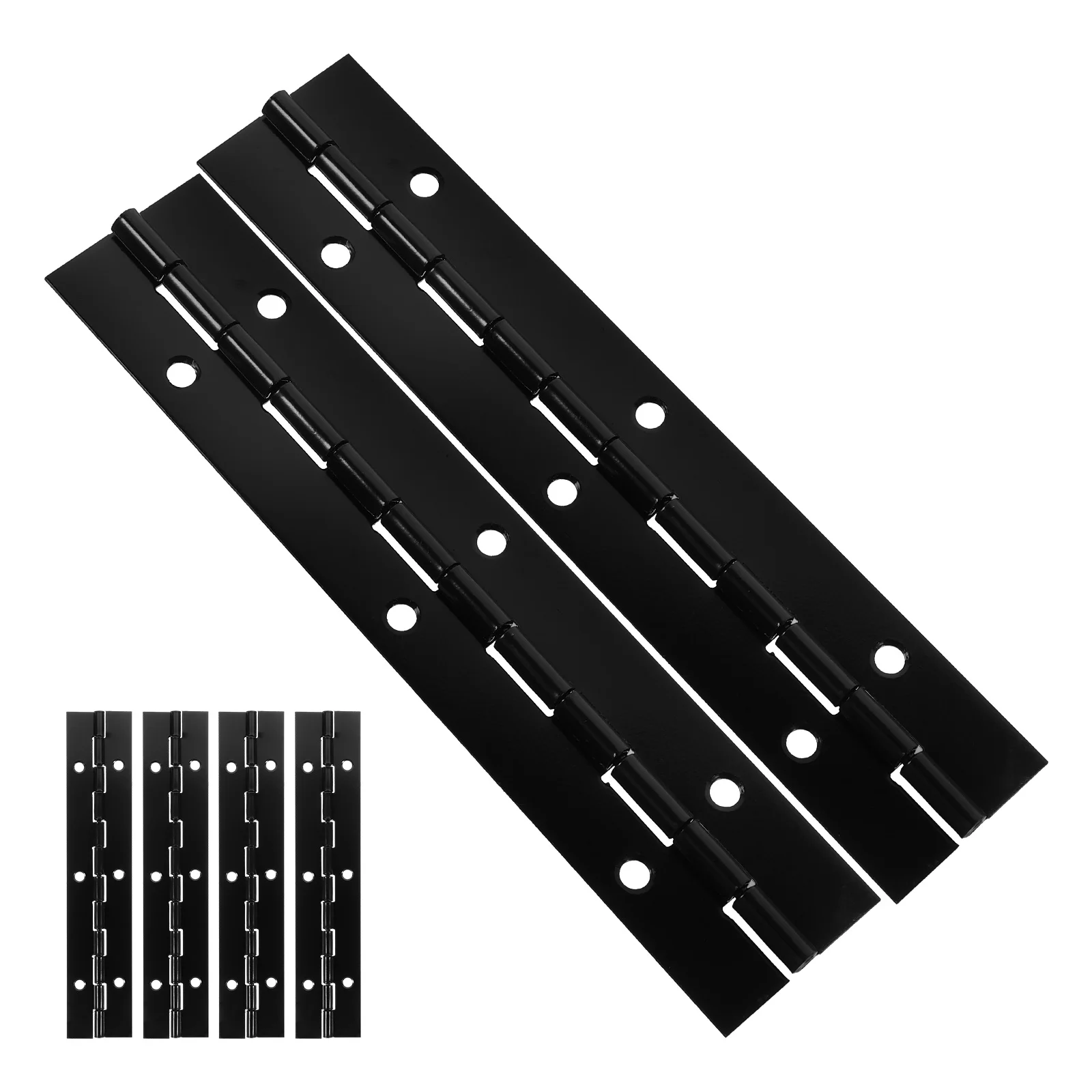 

6pcs Heavy Duty Iron Hinges 6 Inch Long Continuous for Cabinets Doors Furniture Wood Shoe Storage Box