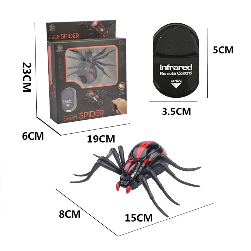 Nowy Spider Prank RC Animals Fake Toys Pilot zdalnego sterowania na podczerwień