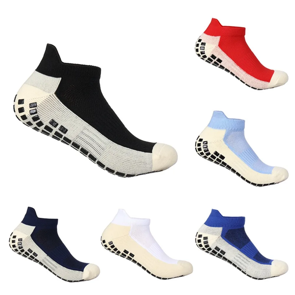 1 Pair of Thickening Soccer Socks Sportswear Glue Towel Bottom Football Socks Sweat Absorption Antiskid Sports Sock Hiking