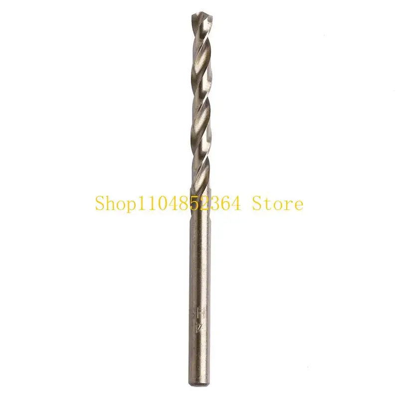 

652F 10Pcs 4.5mm Round Shank HSS-Co Twist Drill Drill Bit