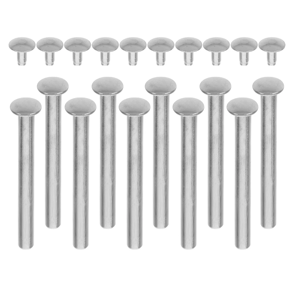 10 Sets Fan Nail Fasteners Folding Fans Shaft Replacement Metal Stainless Steel Rivet
