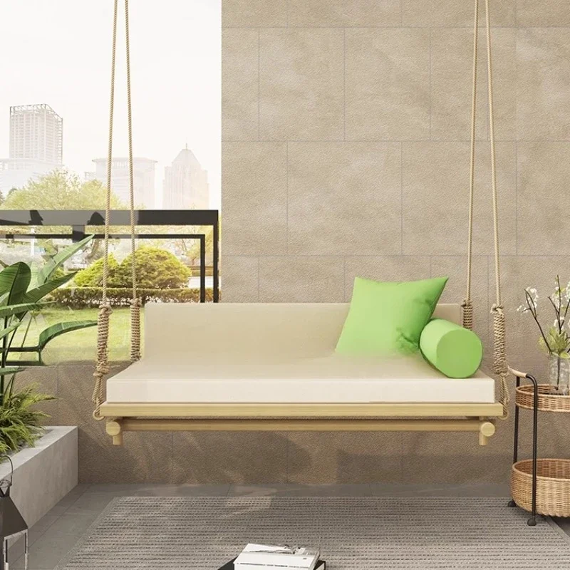 Indoor Balcony Hanging Chair Household Hanging Basket Leisure Lying Flat Swing Double Comfortable Hanging Chair Bedroom Swing