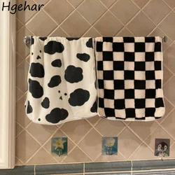 Cute Coral Fleece Face Towel Students Bathroom Washcloth 35x75cm Soft Super Absorbent Toalla Household Ins Korean Style