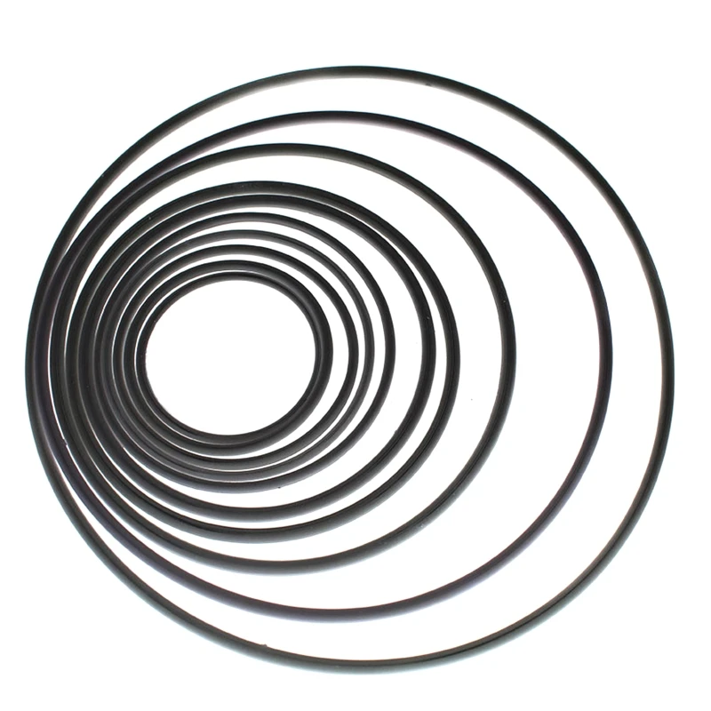 Round Rubber Belt Wear Resistant 10pcs Mix Size 80-130mm Belt for DVD Drive Audio Tape Recorder Walkman 1/1.5mm Diameter