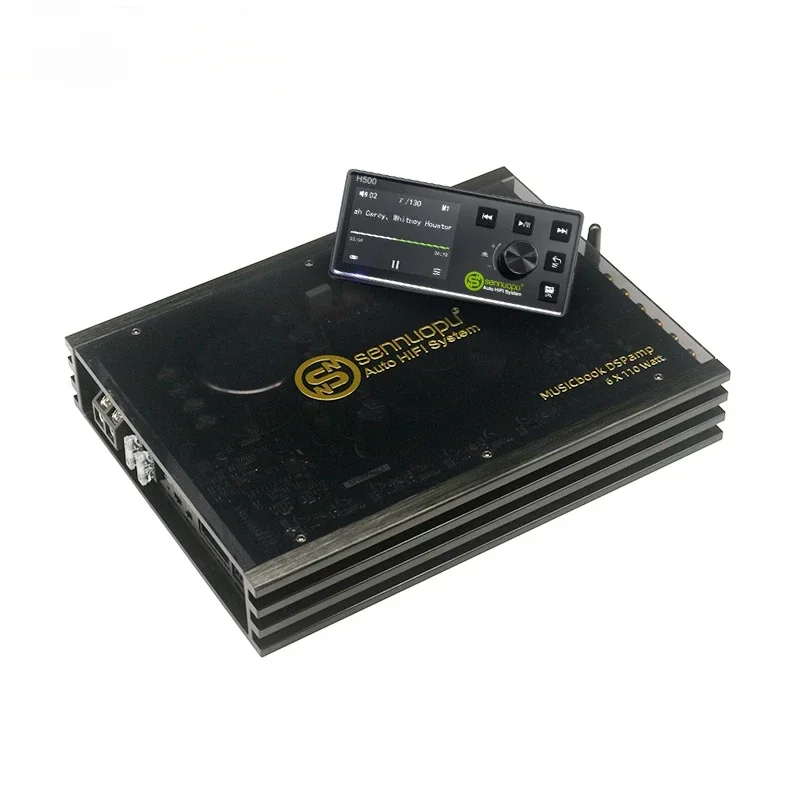 

Sennuopu Audio Stereo Amplifier Car Processor Channel Car Audio Amplifier Universal Car Audio Bass Equalizers