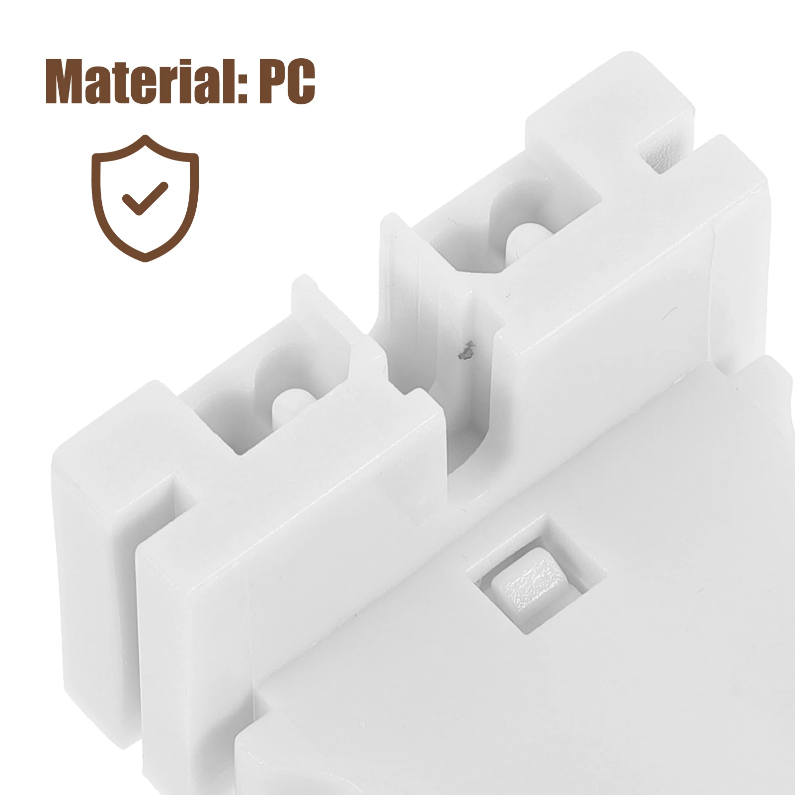 

10pcs Universal Fluorescent Lamp Holder Light Socket Holder Plastic Lamp Tube Bracket Hold Light Adapter durable light accessory