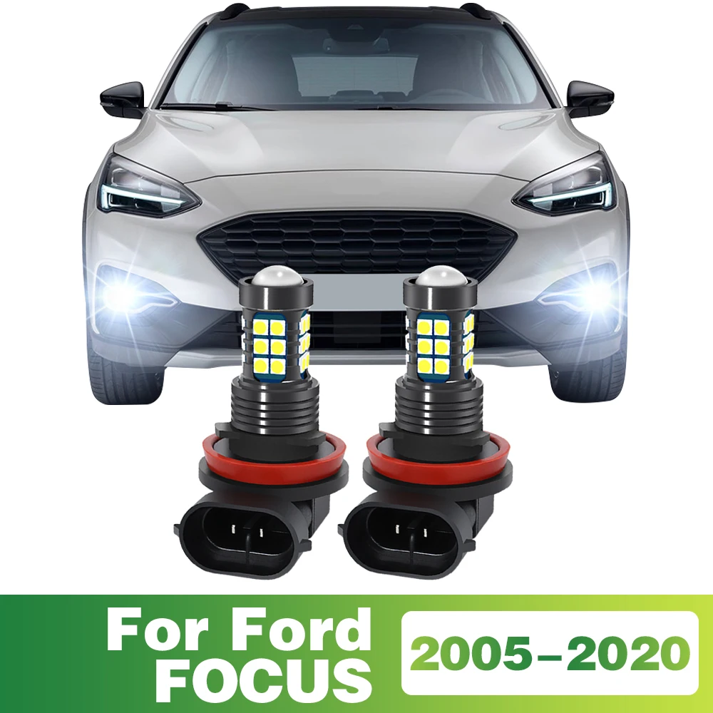 LED Lamp Car Front Fog Light For Ford FOCUS 2005 2006 2007 2008 2009 2010 2011 2012 2013 2014 2015 2016 2017 - 2020 Accessories