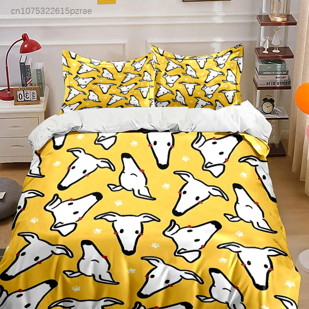 Dog Pattern Three-Piece Set Multiple Sizes kid's And adults' Bedroom Exquisite 3PC Bedding set, Gift