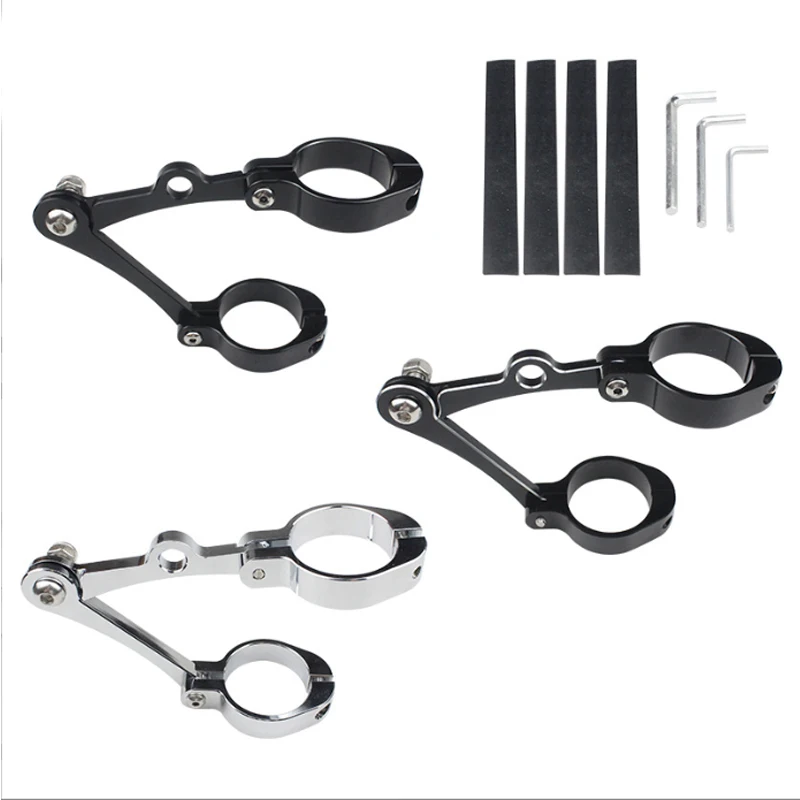 

39-41mm Adjustable Motorcycle Fork Bracket CNC Light Clamp Holder Front Fork Tubes Cafe Racer Bobber Retro Modified Accessories