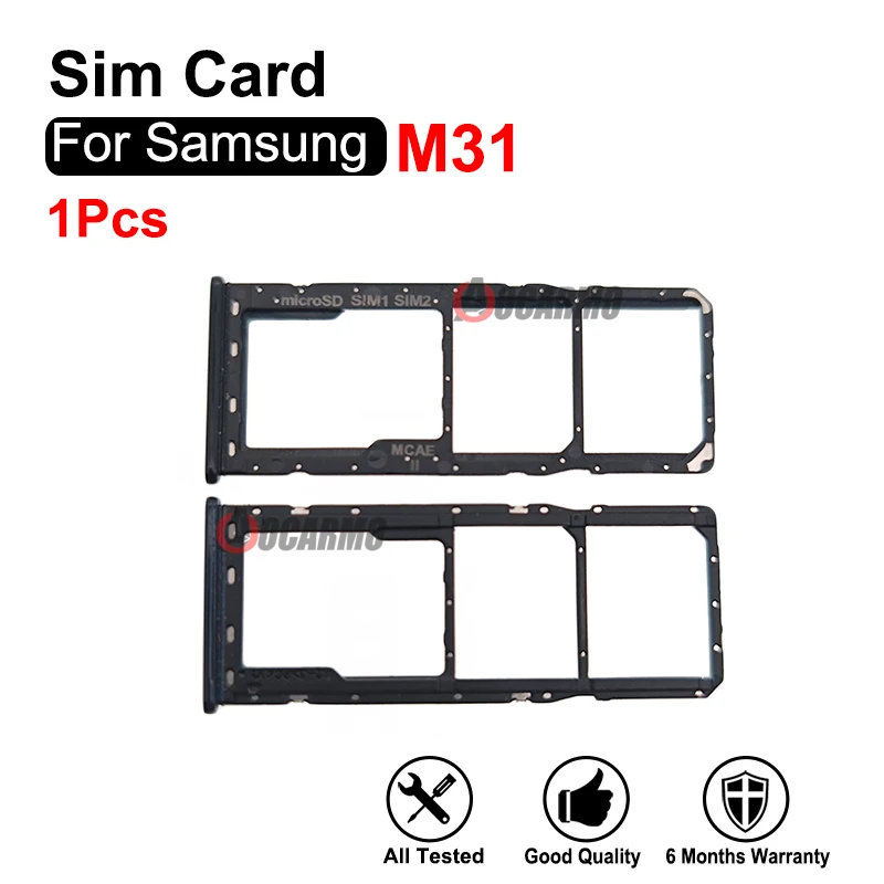 Sim Card For Samsung Galaxy M31 SM-M305F M30S Sim Tray MicroSD Holder Nano Slot Replacement Part