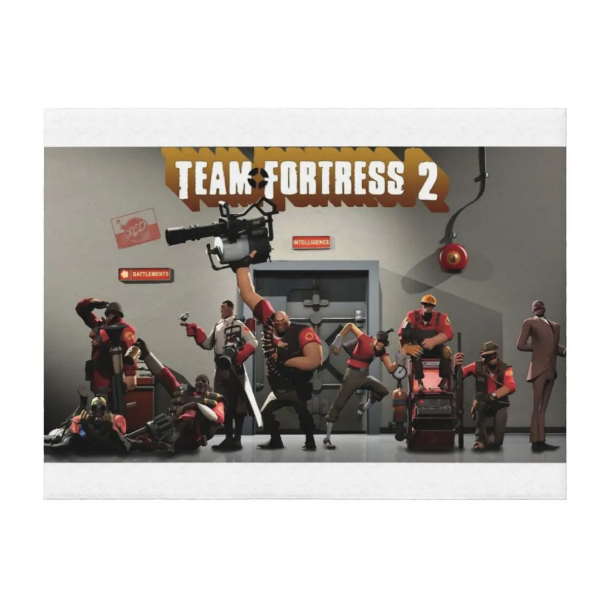 

Team Fortress 2 Art Throw Blanket Warm Camping decorative Single Blankets