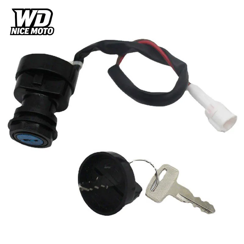 Interruptor de encendido con 2 llaves para Yamaha Warrior 350, Wolverine 350, Breeze 125, Bruin 350, Grizzly 350