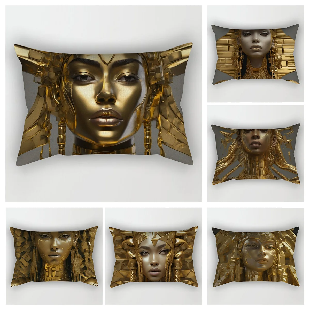 Decorative Cushion Home Living Room Decor Throw Pillow Cover 48x74 30x50cm 40x60cm 50x70 bedroom bed pillowcase Egypt pharaoh