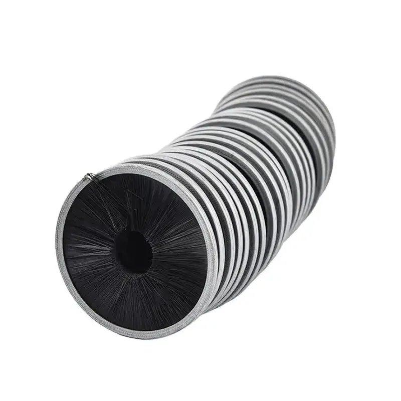 

10 spring brushes wrapped inside and outside