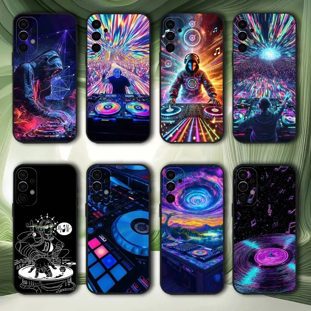 

DJ Mixer Music Phone Case For Samsung S25,S24,S21,S22,S23,S30,Ultra,S20,Plus,Fe,Lite,5G Black Cover