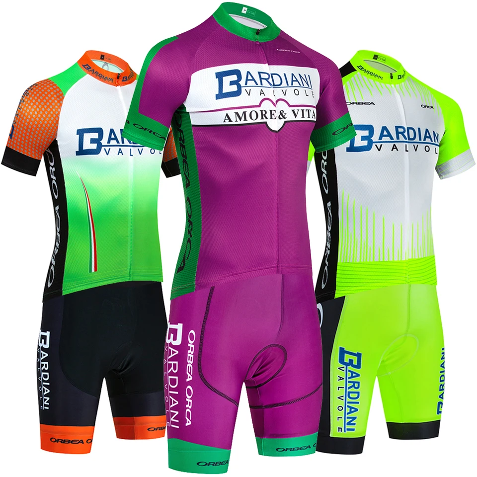 BARDIANI VALVOLE 2024 Cycling Set Men Women MTB Pro Bike Jersey