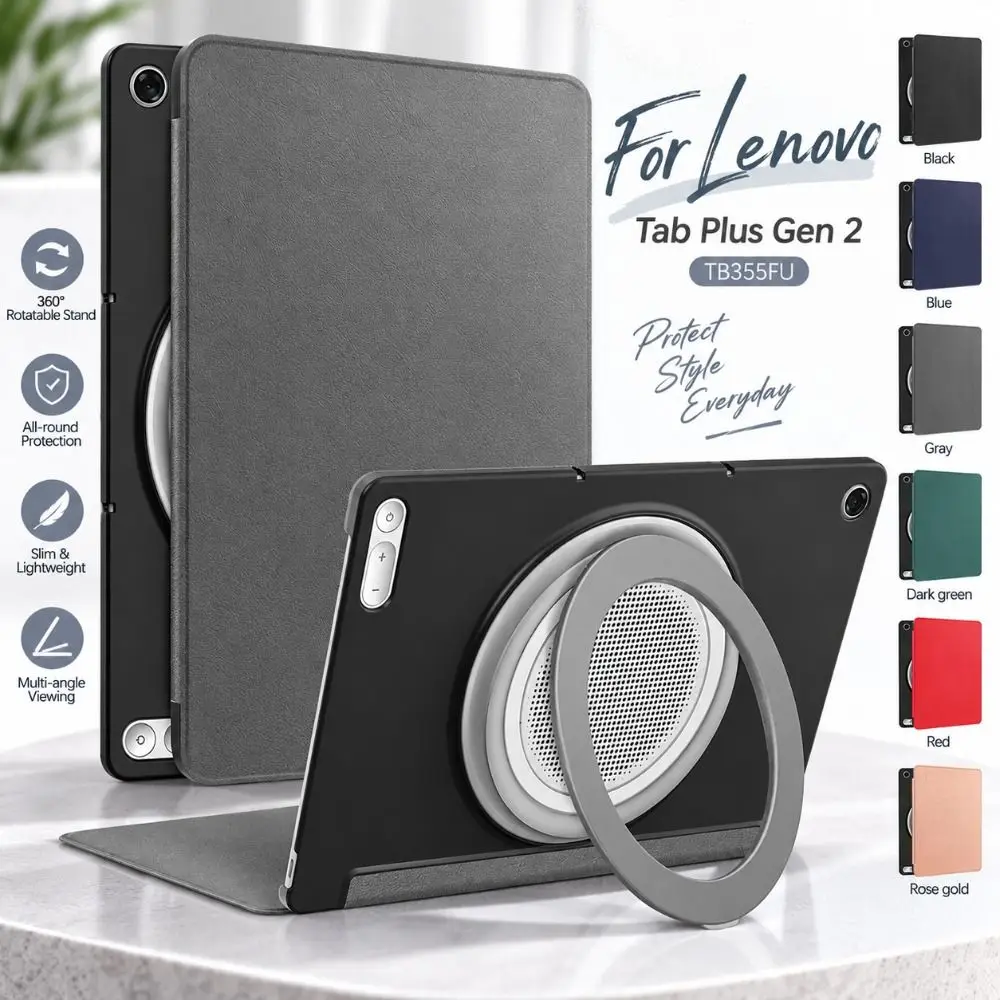 TPU Tablet Protection Case Slim Design Drop-Resistant Tablet Case Anti-Scratch Shockproof for Lenovo Tab Plus Gen 2 TB355FU