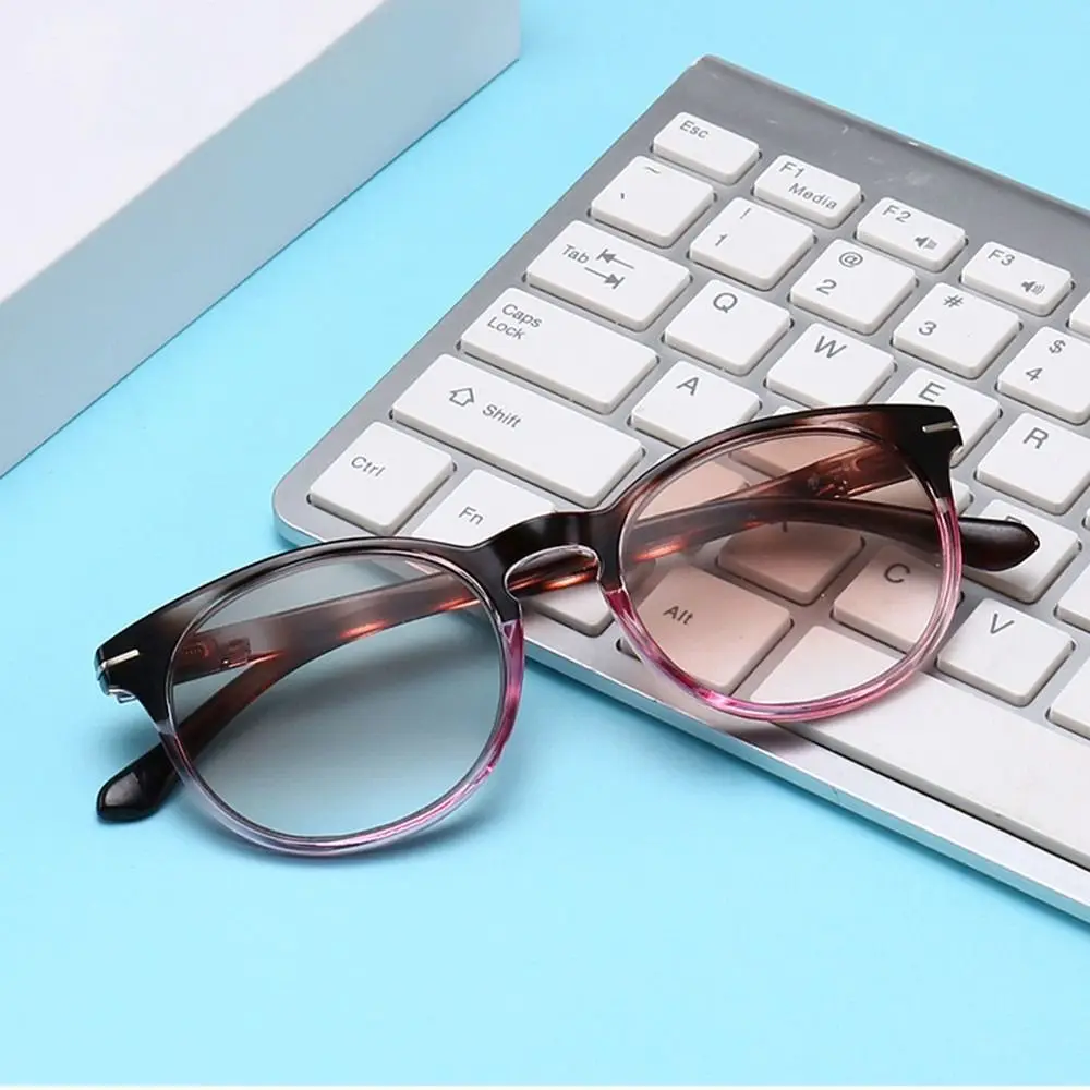 Office Simple Frame Tea Slices Eye Protection Ultra Light Glasses Anti-Blue Light Reading Glasses