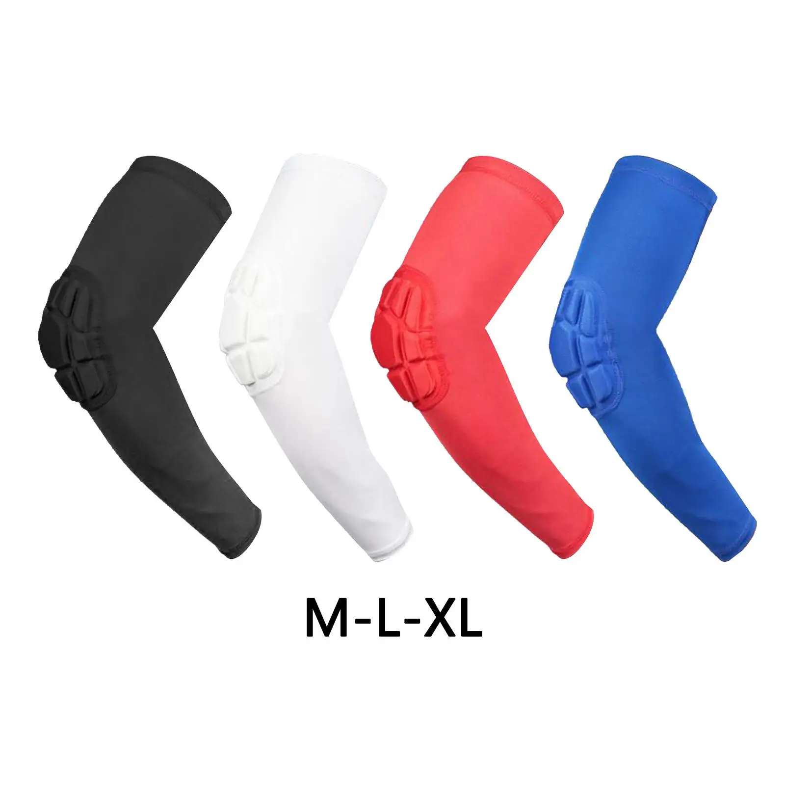 Ademende verdikte elleboogbeschermingspads Armmouwen voor volleybalbasketbal