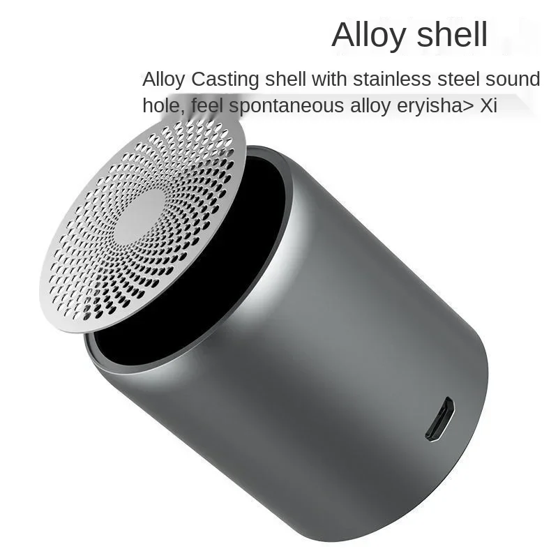 Mini Wireless Speaker Bluetooth Column Metal Bass Box IP67 Waterproof Loudspeaker Portable Speakers with Travel Case A106Pro