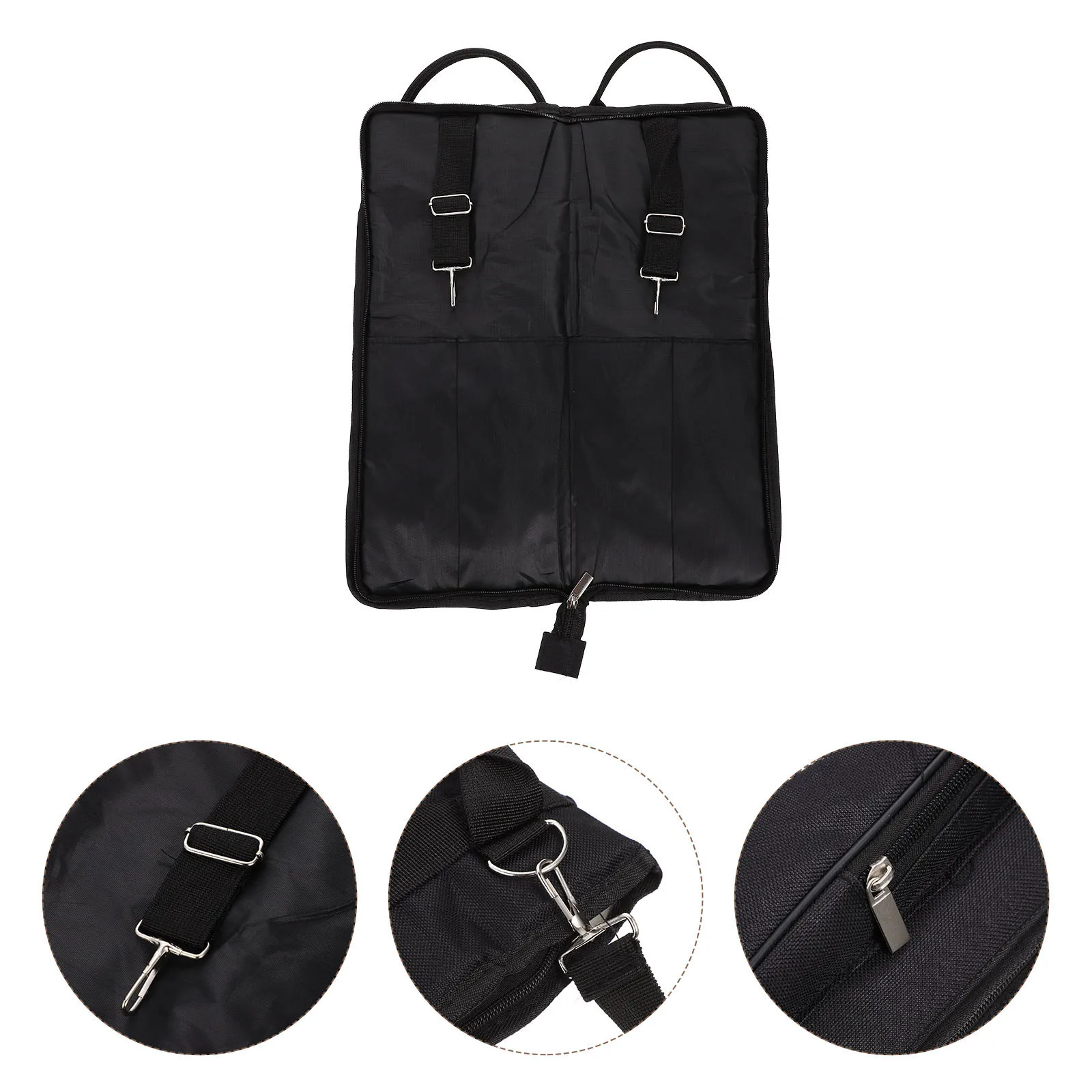 

Drum Stick Bag Pad Drumsticks Case for Holder Clamp Cymbal Stand Storage Mallets Carry Instrument