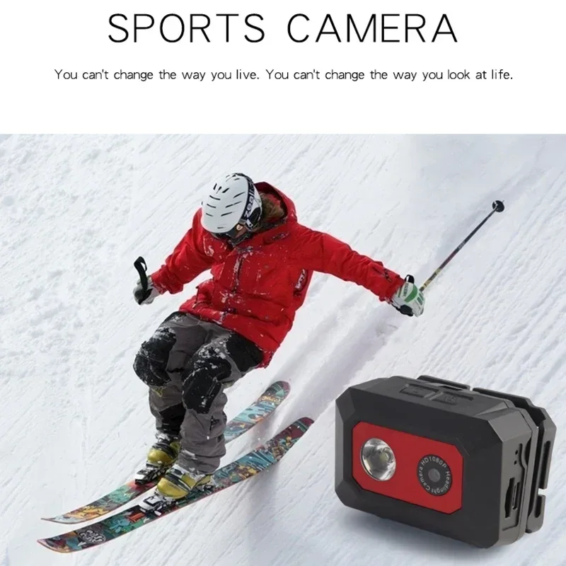 F18 Night Vision Camcorder HD 1080P Outdoor Sport Head-mounted Action Cameras Helmet Video Recording DVR Cam Camera  SOS