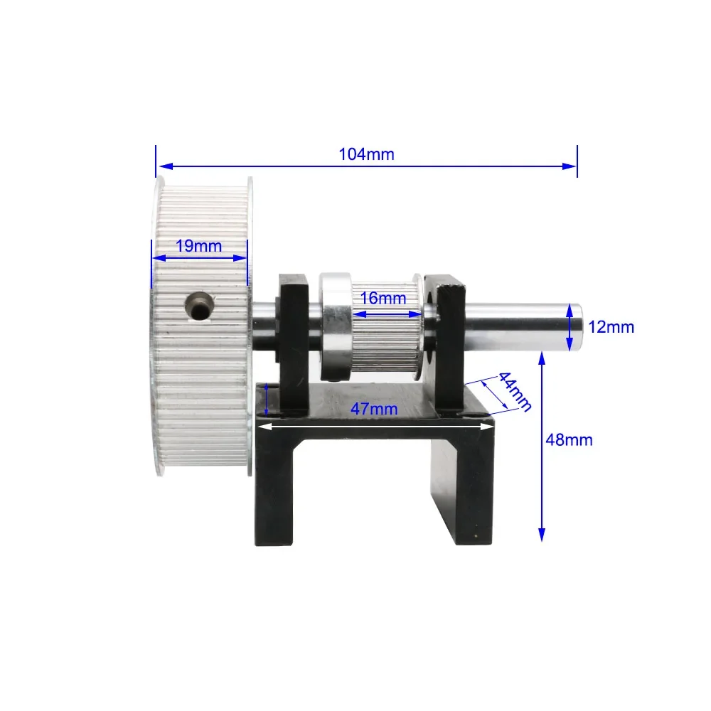 HAOJIAYI Gear Base Set Machine Mechanical Parts for Co2 Laser Engraving Cutting Machine