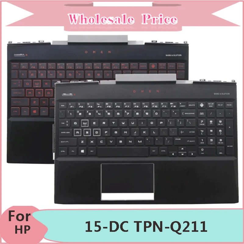 

New Original For HP Notebook Omen 15-DC 15-DC0005TX TPN-Q211 Laptop Palmrest Case Keyboard US English Version Upper Cover