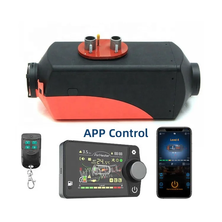 

Most Popular APP Control Chinese Diesel Parking Heater 12V 5kW Diesel Air Heater For Car RV Boat