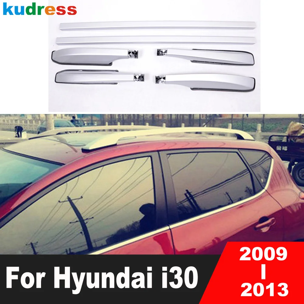 Car Roof Rack Cross Bar For Hyundai I30 2009 2010 2011 2012 2013 Aluminium Alloy Luggage Carrier Rack Cargo Basket Accessories