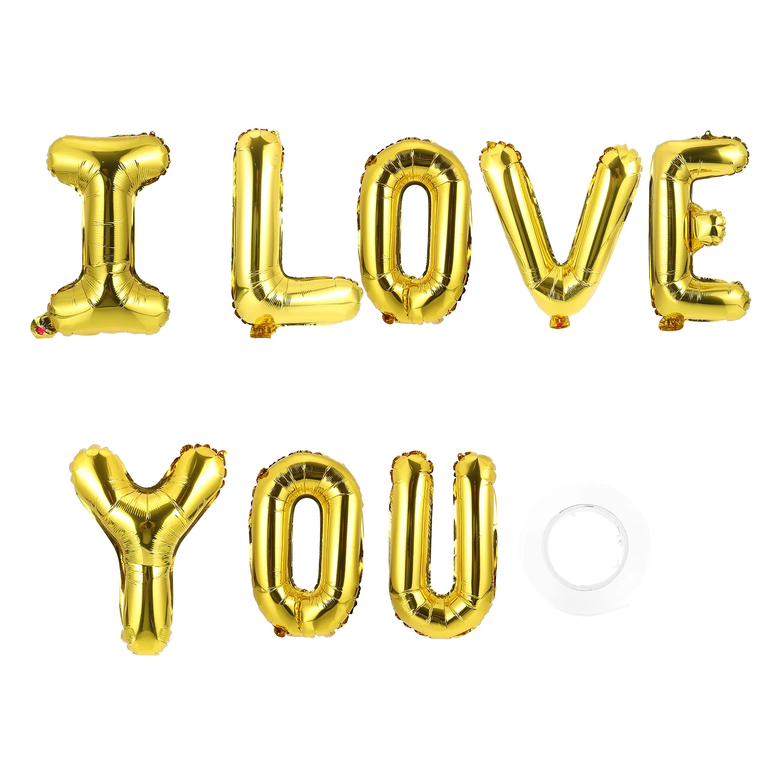 

Aluminum Film I Wedding Balloon LOVE YOU Shape Wedding Party Decorations Valentines Day Festive Banquets