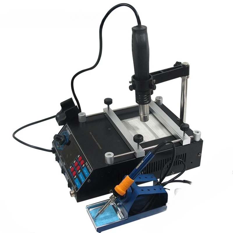 220V/110V Soldering Station 3 in 1 Hot Air Station + Soldering Iron + Preheat Station 8310D