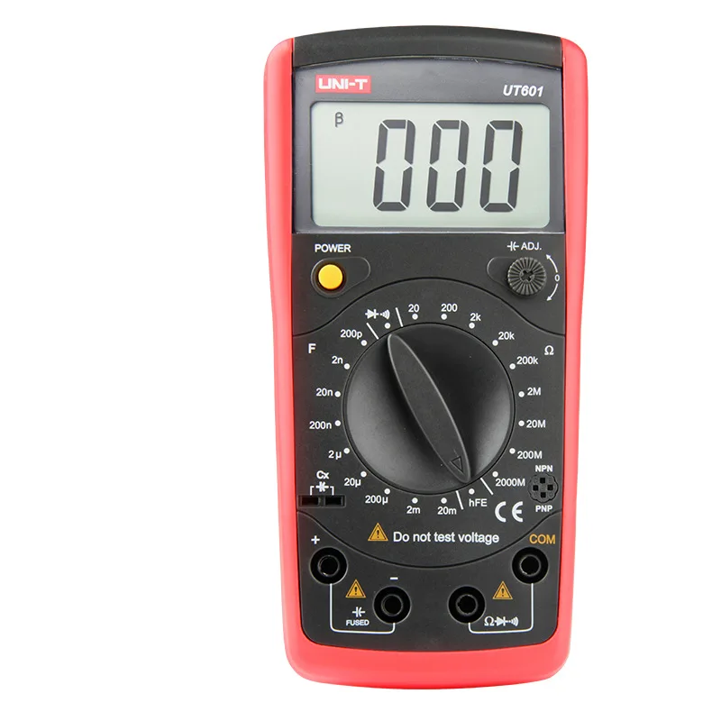 

UNI-T UT601 Digital Capacitance Rel Meter Ohmmeters Capacitor Resistor W/Diode & Continuity Buzzer