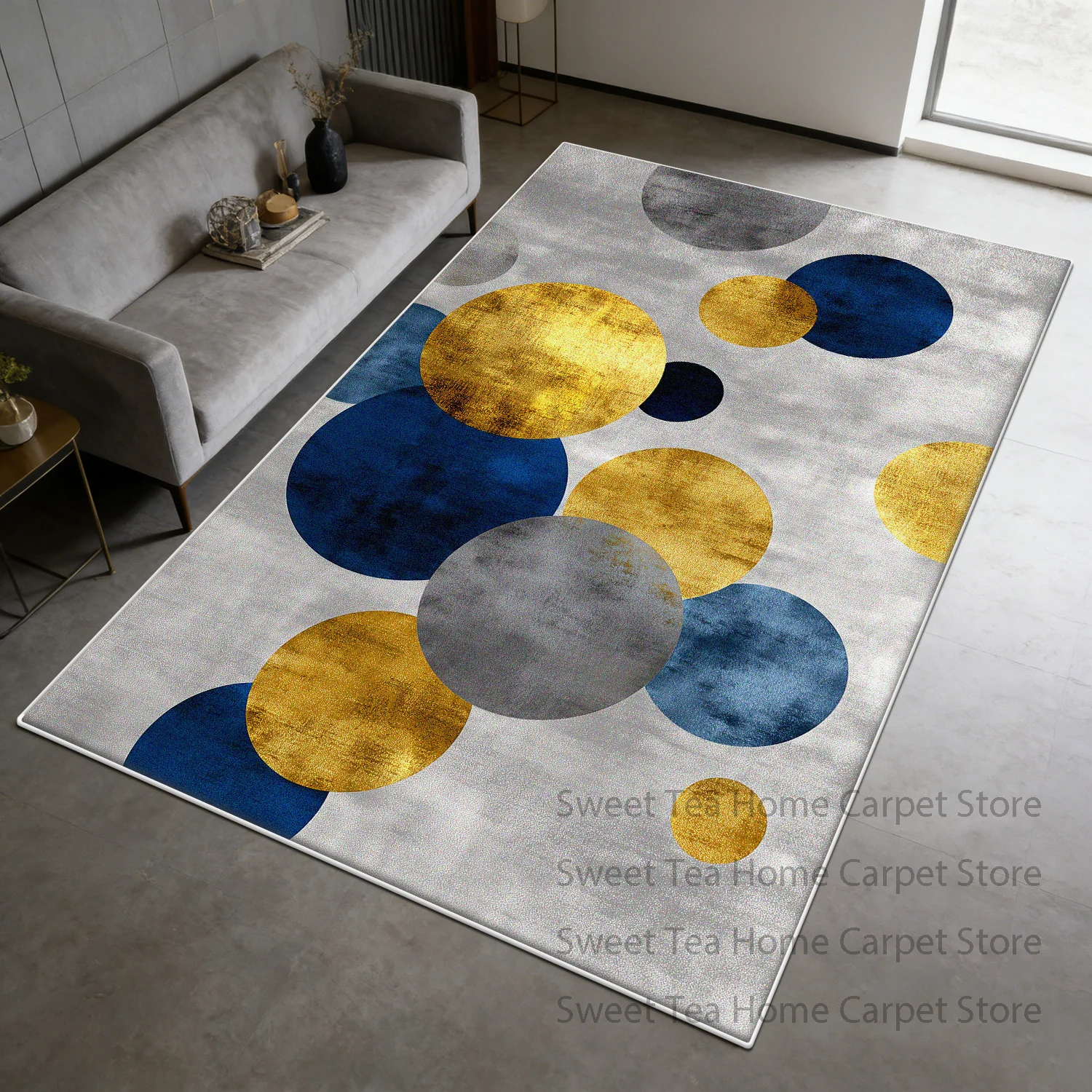 Tapis de salon moderne et simple, lavable, antidérapant, pour chambre à coucher, tapis moelleux et doux pour bureaux, 200×300