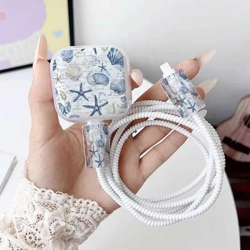 Charger Protector Cable Organiser For IPhone17/16/18 British Standard Plug 18/20W Charging Protection Cover Management Cord Wind