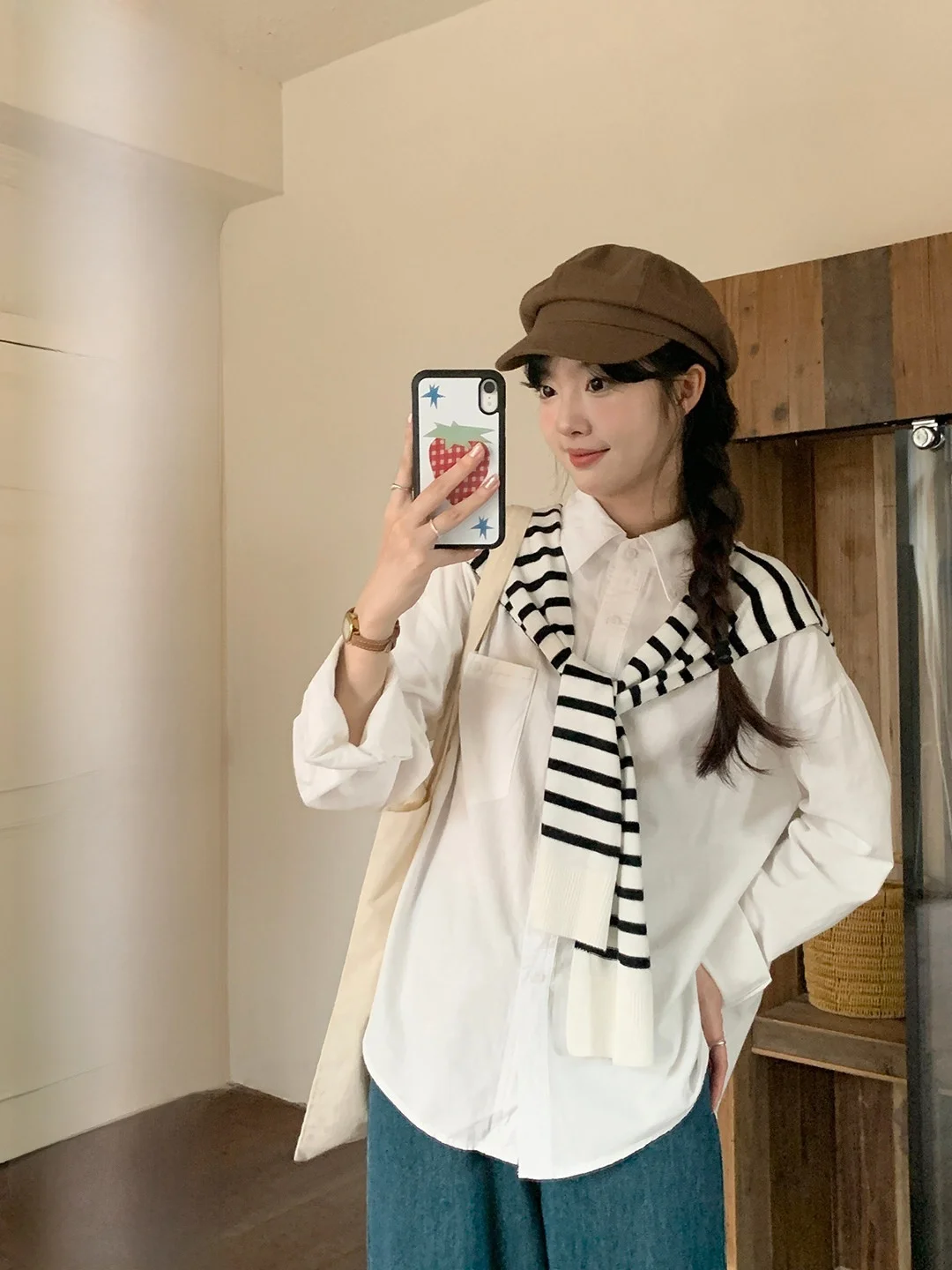 

Женский осенний топ Lu Pure Color свободного кроя, приталенный, с корейским дизайном, повседневный, длинный рукав, из хлопка