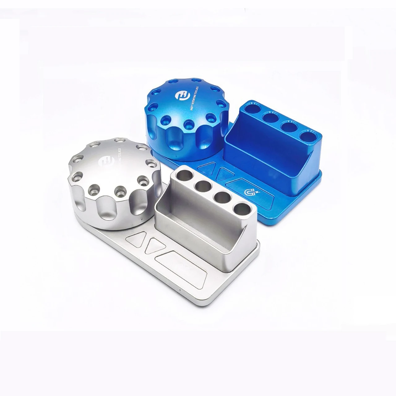 Rotating 360° Multi-function Screwdriver And Tweezers Storage Box Tool Stand Holder for Maintenance Repair Tools