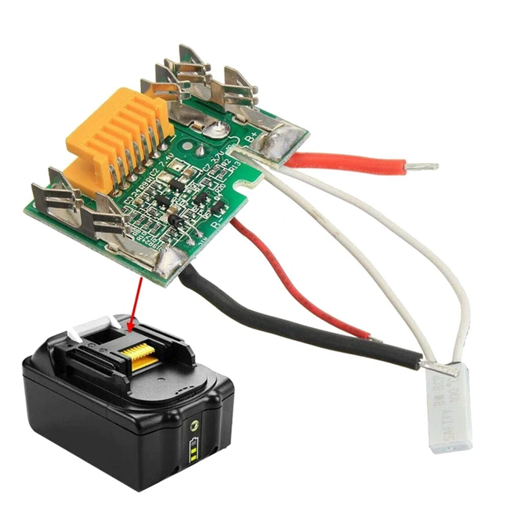 2Pcs PCB Circuit Module Board Parts 18V Battery Chip PCB Board sostituzione per Makita BL1830 BL1840 BL1850 LXT400