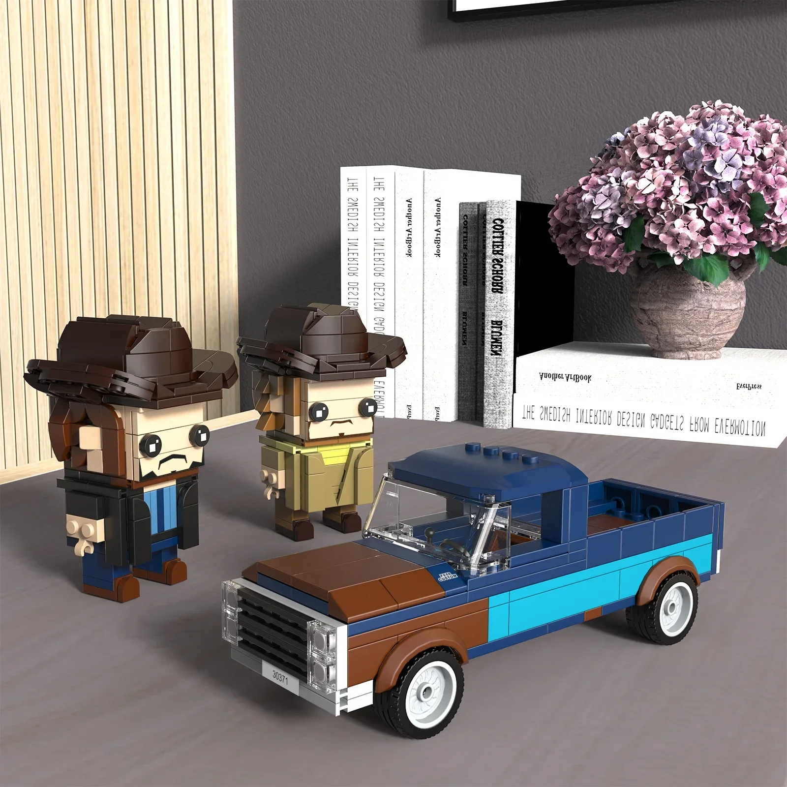 

Rip Wheeler and Kayce Dutton & Car Building Blocks Set Stoneed Movie Figures Bricks Toys Fans Collection Gifts(481 PCS)