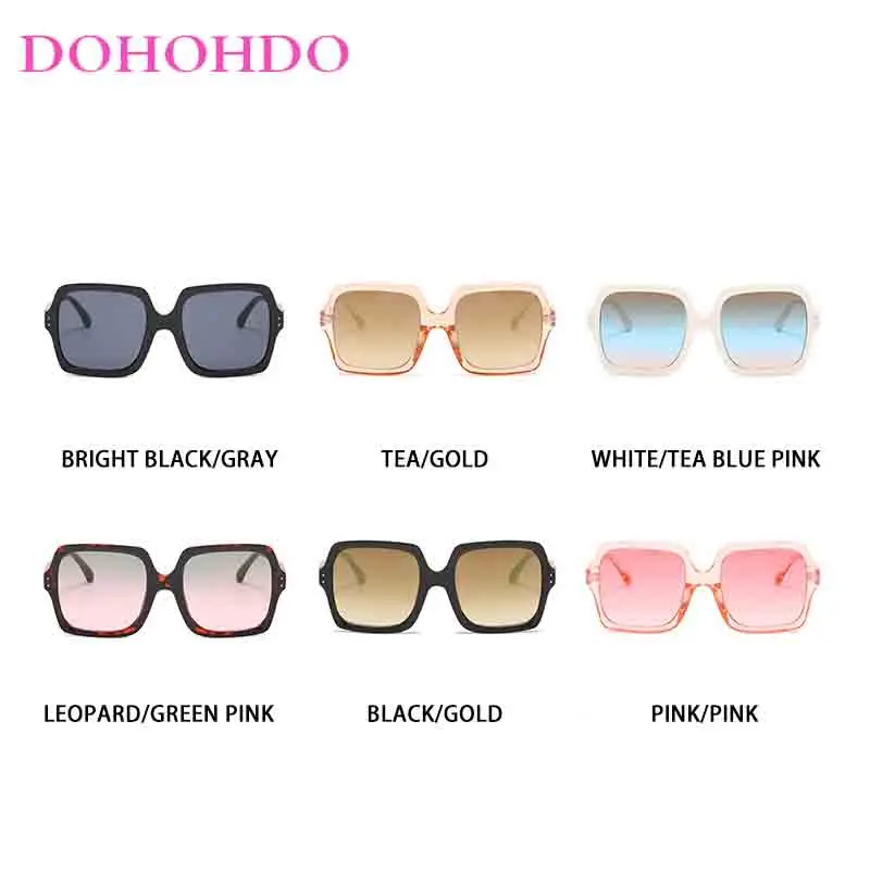 Fashion Oversized Square Rivets Sunglasses Luxury Brand Design Outdoor Travel Sun Glasses For Men And Women UV400 Lentes De Sol