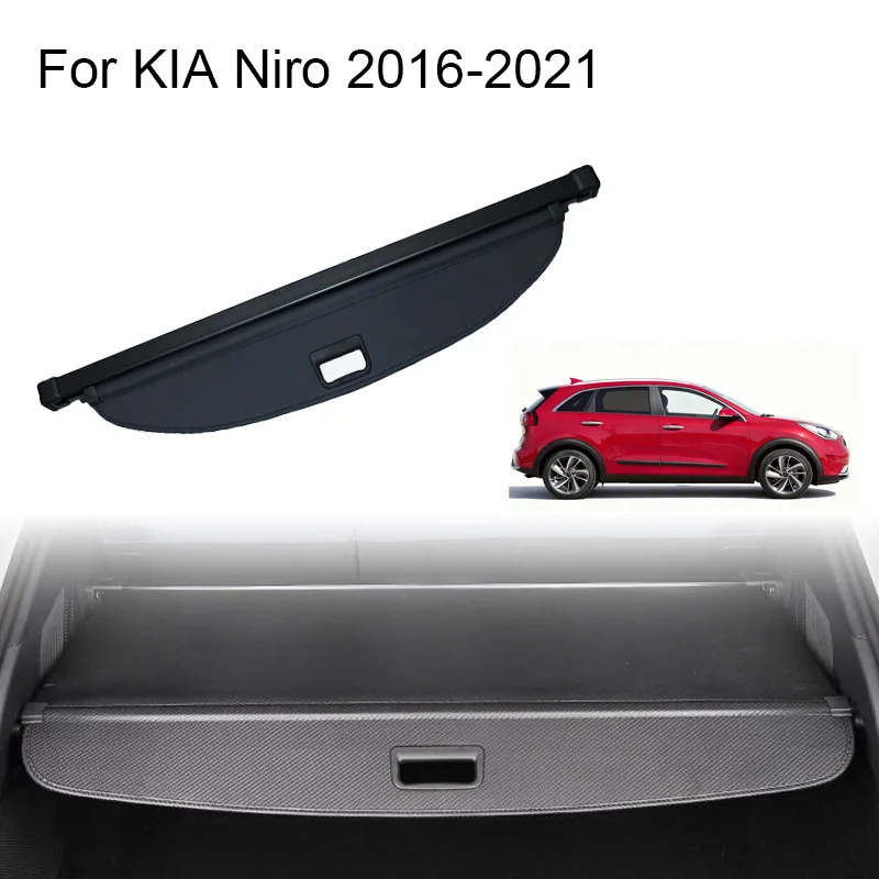 

Trunk Curtain Cover Organizer For KIA Niro 2016-2021 2020 Rear Rack Cargo Partition Board Shelter Shield Shade Security Storage