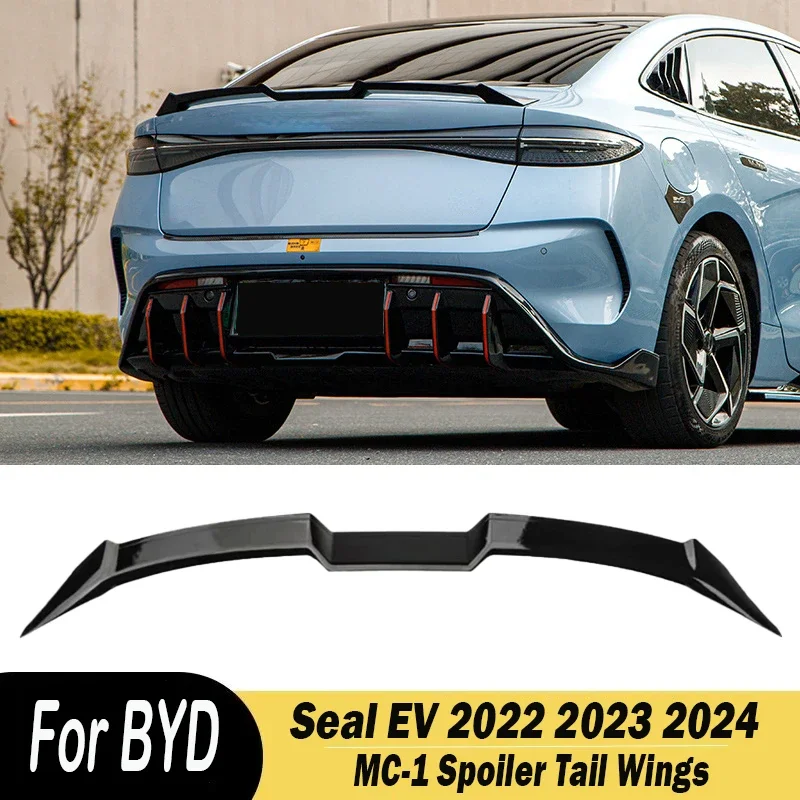 For BYD Seal EV 2022 2023 2024 MC-1 Car Rear Trunk Spoiler Wings Rear Spoiler Tail Wing Body Kits