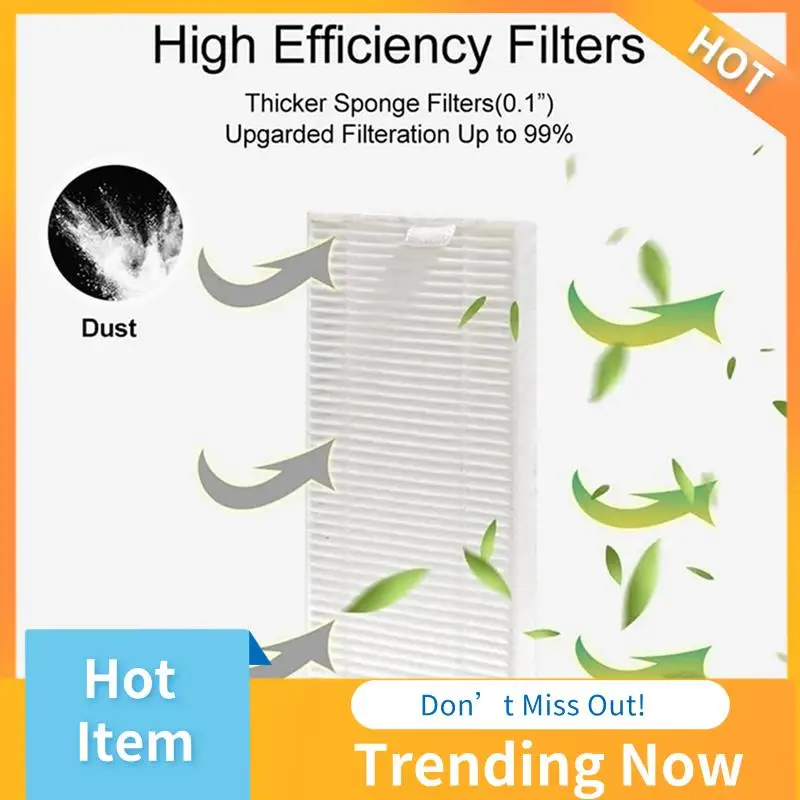 BBNV-12PCS HEPA-Filter Seite Pinsel Für Lefant M210 M210S M210B M213 Staubsauger Zubehör Staubsauger Ersatzteile