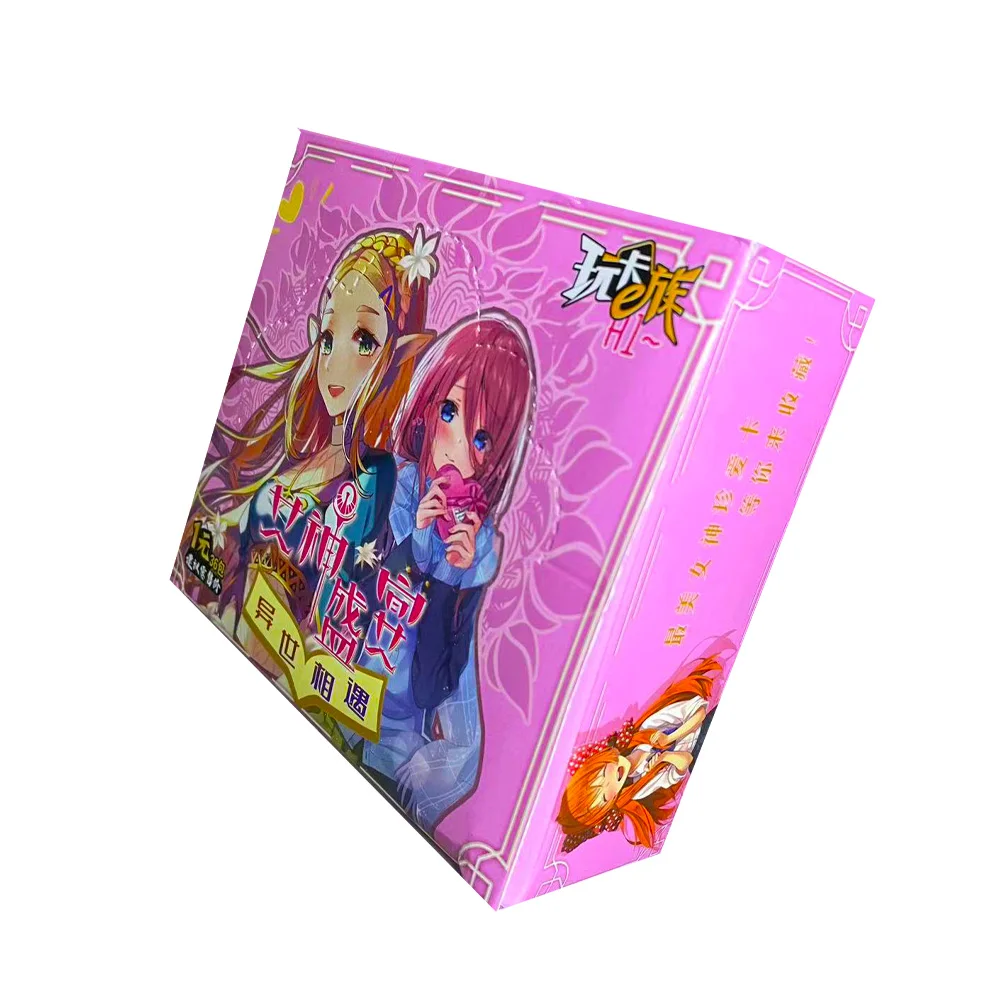 Goddesses story Cards Anime Girl Feast Booster Box Game Card Kids Table Toys Family Gift