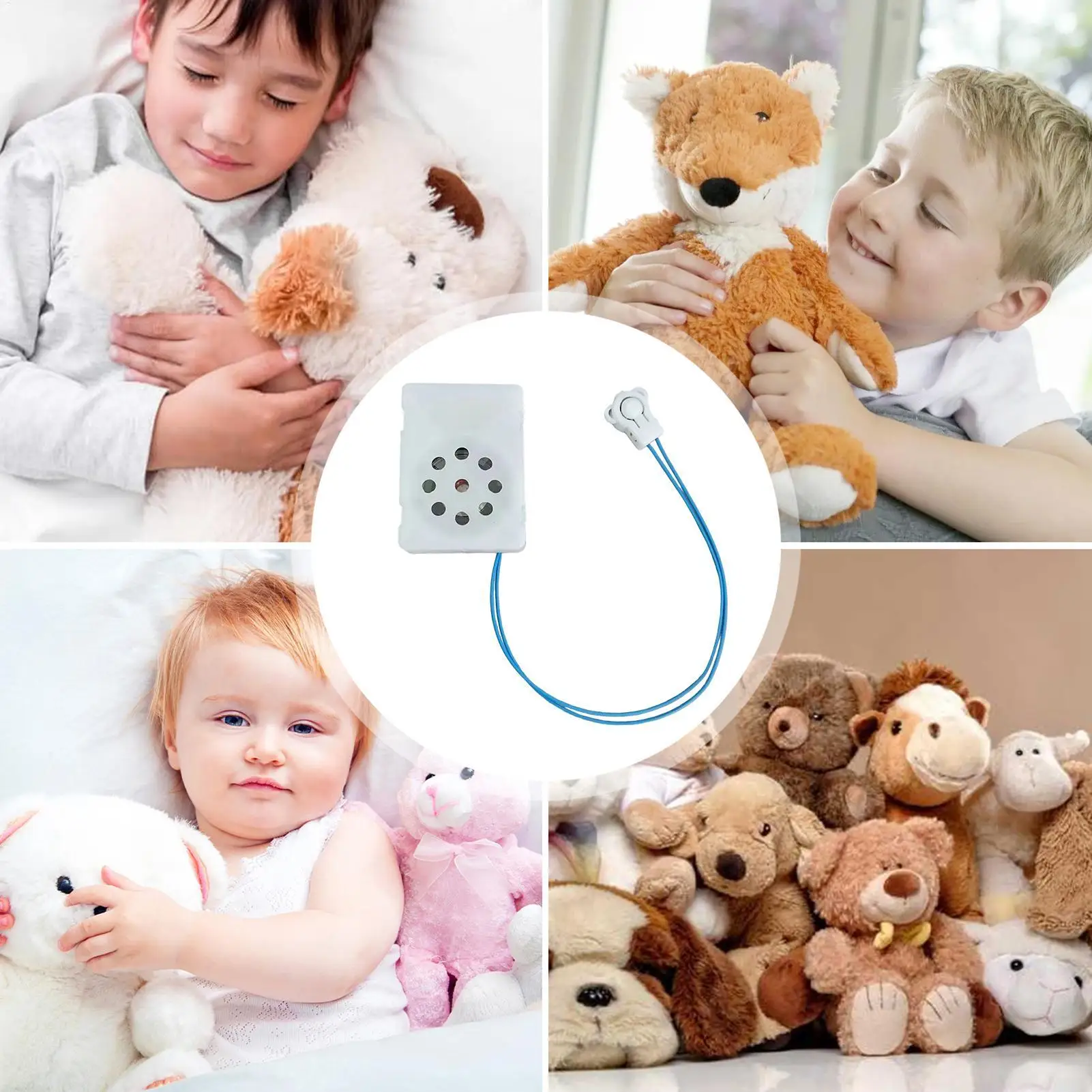 Mini Voice Recorder For Stuffed Animal Sound Recorder Voice Recorder Battery Operated Sound Recorder For Plush Toys Christmas