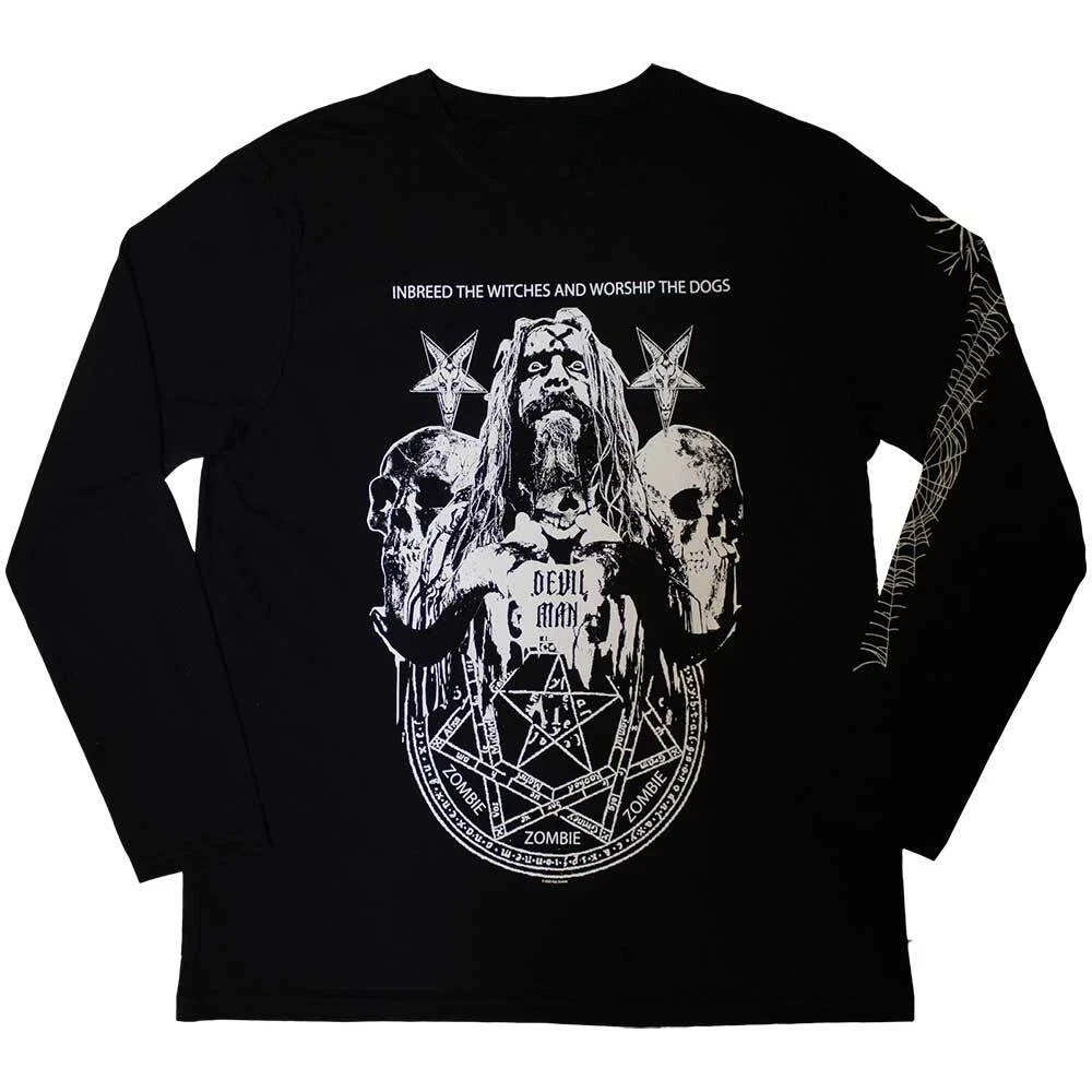 Rock band SLAYER Mot ö rhead Rob Zombie retro skull 3D printed men's and women's T-shirt shirt street Harajuku long sleeved top